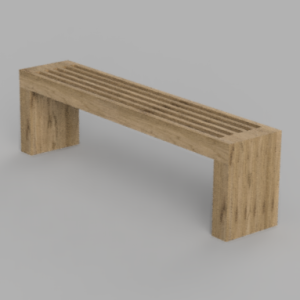 Fabrication de banc scandinave